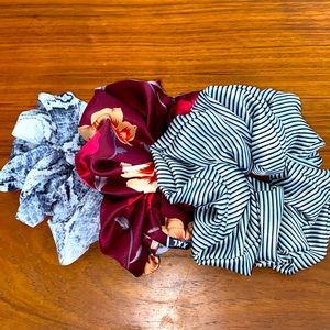 Lot of 3 XXL Scrunchies